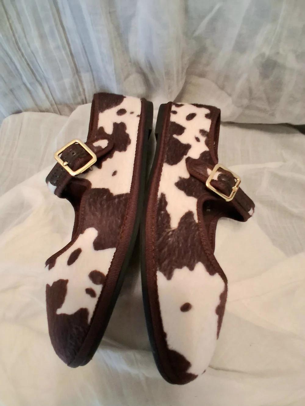 Universal Thread Cow Print Ballet Flats - Picture 1 of 7